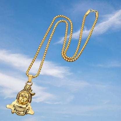 Mahadev Shiv Pendant with Chain